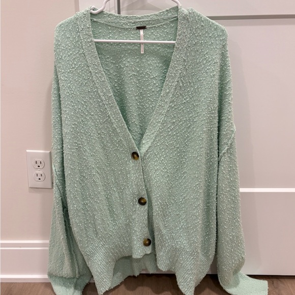 Free People Found My Friend Cardigan Size XL - Picture 2 of 7